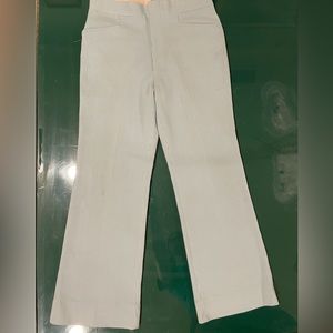 Funky 70’s Blue and White Striped Khaki Pants